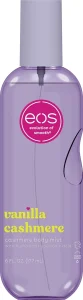 Eos, Cashmere Body Mist Vanilla Cashmere, spray parfumat de corp hidratant, vegan, 177 ml