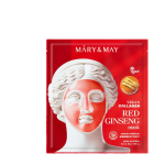 Mary& May Vegan Collagen Red Ginseng Mask, Revitalizare și fermitate, 30g