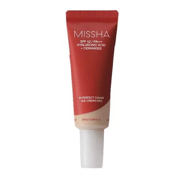 Missha, M Perfect Cover BB Cream PRO, BB cream cu hidratare și acoperire medie, 20 ml