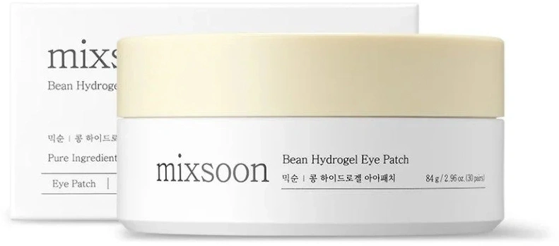 Mixsoon, Bean Hydrogel Eye Patch, Patch gel hidratant iluminator, 60 bucati