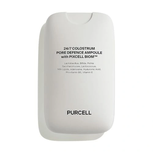 Purcell, 24/7 Colostrum Pore Defence Ampoule with Pixcell Biom™, Ampolă pentru pori, hidratare ușoară, 55 ml