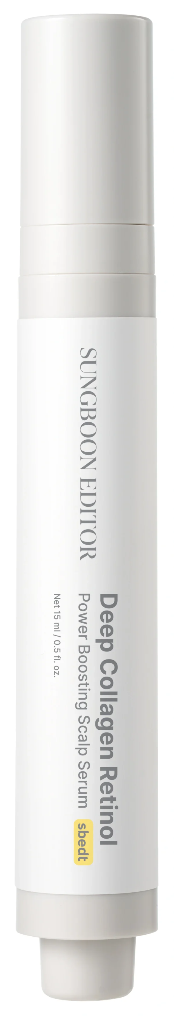 Sungboon Editor, Deep Collagen Retinol Power Boosting Scalp Serum, Serum pentru stimulare scalp, 15 ml