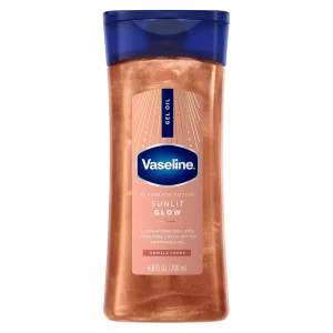 Vaseline, Glazed & Glisten Sunlit Body Gel, gel hidratant pentru corp cu efect luminos, 200 ml