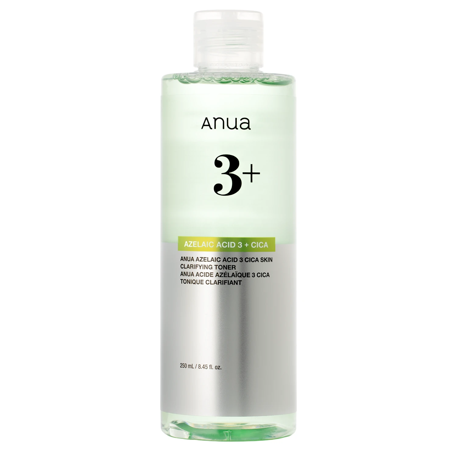 ANUA Azelaic Acid 3 Cica Skin Clarifying Toner, 250 ml