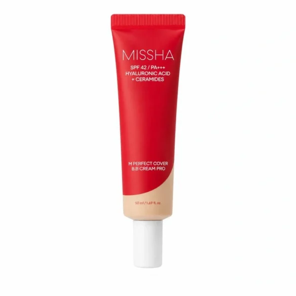 Missha, M Perfect Cover BB Cream Pro, BB cremă cu acoperire și protecție, 50 ml