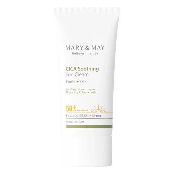 MARY & MAY Cica Soothing Sun Cream SPF50+ PA++++ 50ml