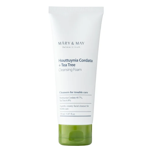 MARY & MAY Houttuynia Cordata + Tea Tree Cleansing Foam 150 ml