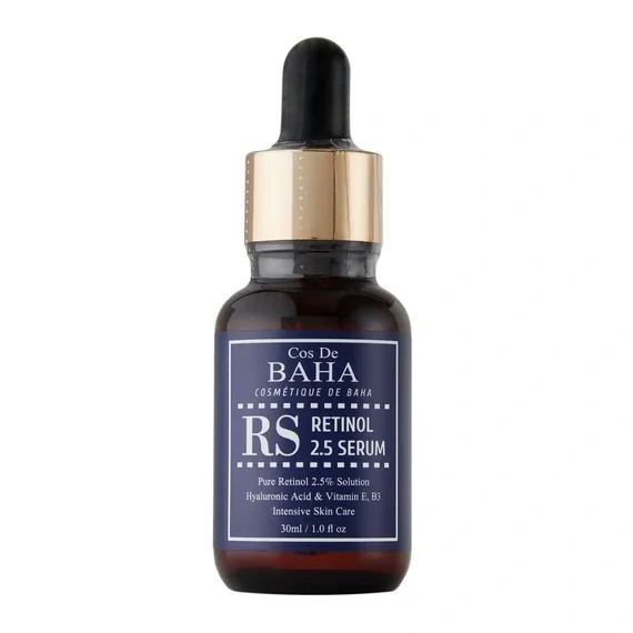 Cos De BAHA, Retinol 2.5% Serum, Ser anti-aging cu retinol, 30 ml