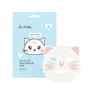 IUNIK, Beta-Glucan Family Moisture Mask For Kids, Mască hidratantă pentru copii, 18ml.webp