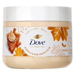 Dove, Cinnamon Pumpkin Limited Edition Body Scrub, Exfoliant delicat cu miros de toamnă, 425 g