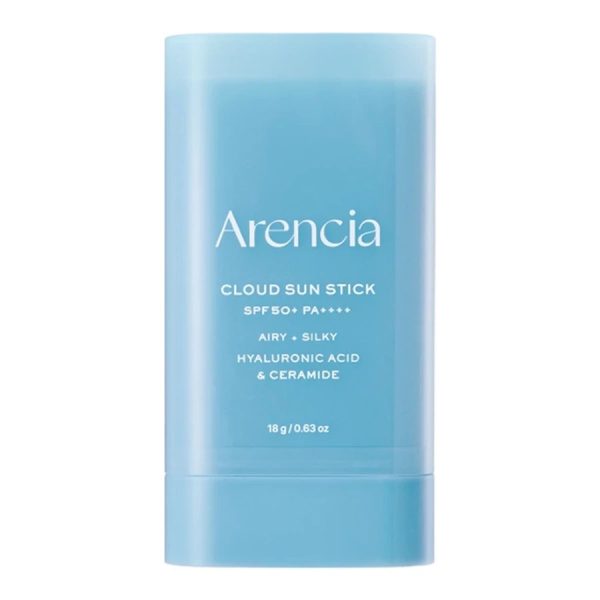 Arencia, Cloud Sun Stick SPF50+ PA++++, Stick solar matifiant și hidratant, 18 g