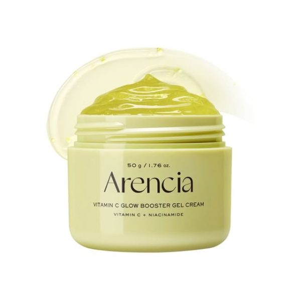 Arencia, Vitamin C Glow Booster Gel Cream, Gel-cremă iluminatoare și revitalizantă, 50g