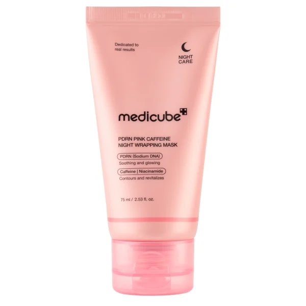 Medicube PDRN Pink Caffeine Night Wrapping Mask, 75ml